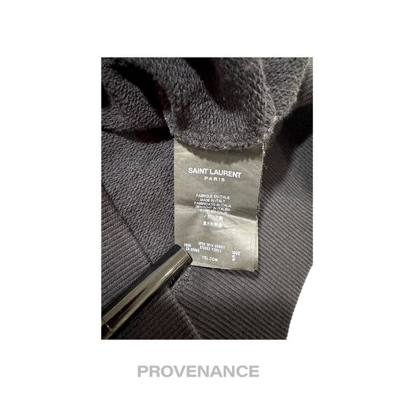 🔴 Saint Laurent Paris SLP Crewneck- Black Tiger Stripe - Picture 9 of 10